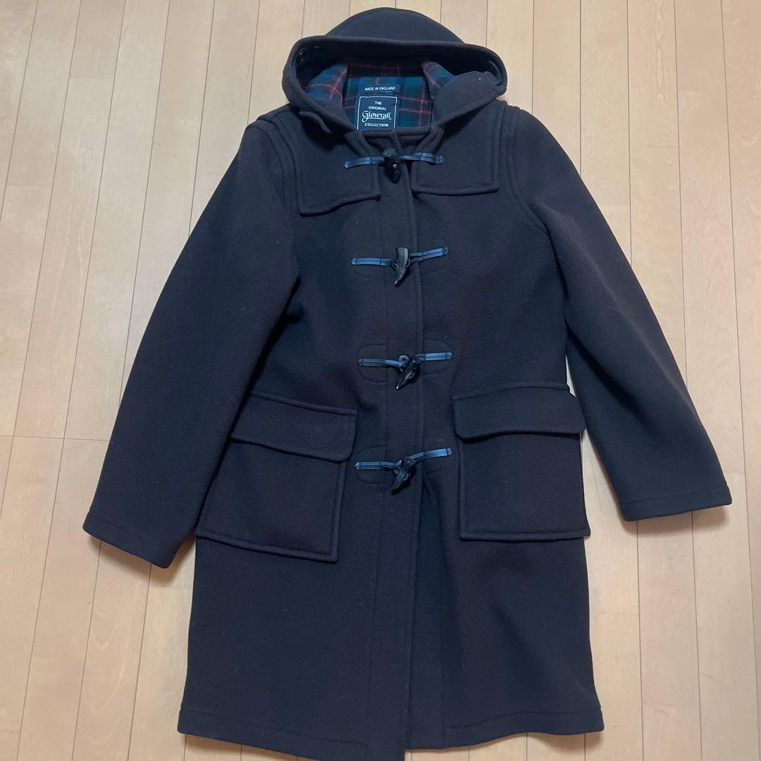 Gloverall ダッフルコート 38 ブラウンタータン
