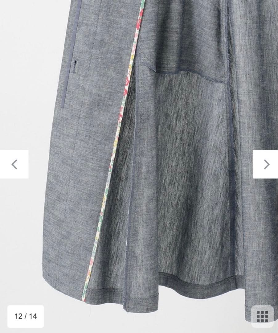 ミ*ゲ様 期間限定値下げ　美品　TOCCA　リバティコラボ　ノーカラーコート