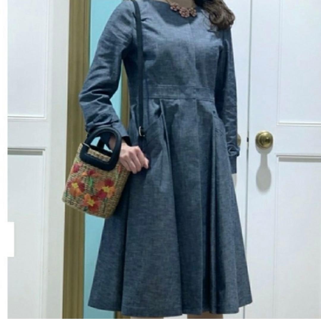 ミ*ゲ様 期間限定値下げ　美品　TOCCA　リバティコラボ　ノーカラーコート