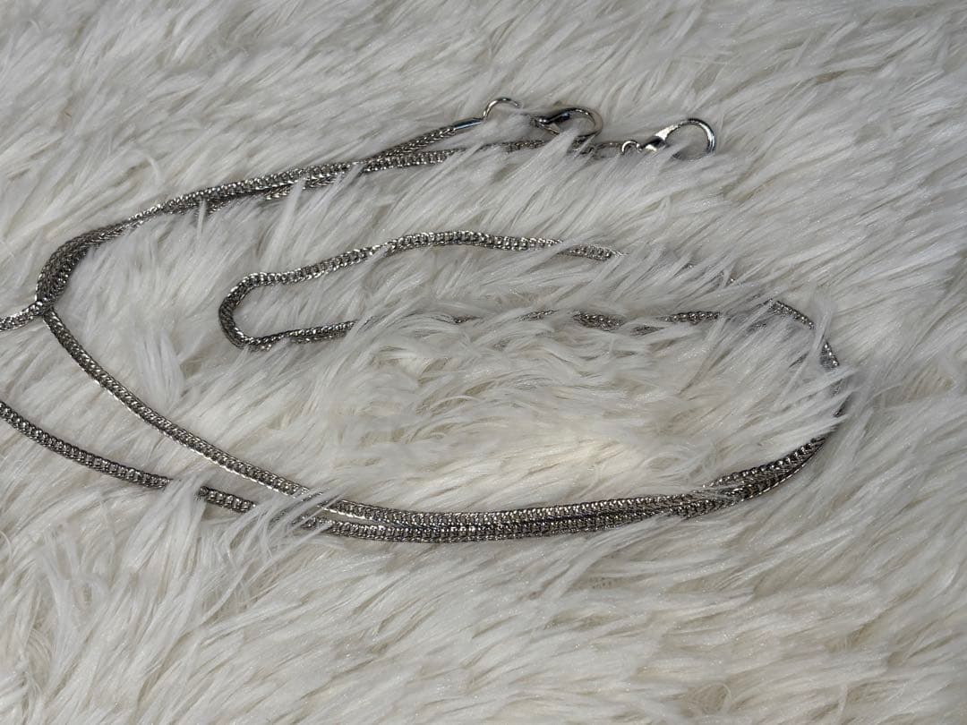 アンテプリマ マットホワイト ワイヤー トート スクエア かごバッグ　チェーン