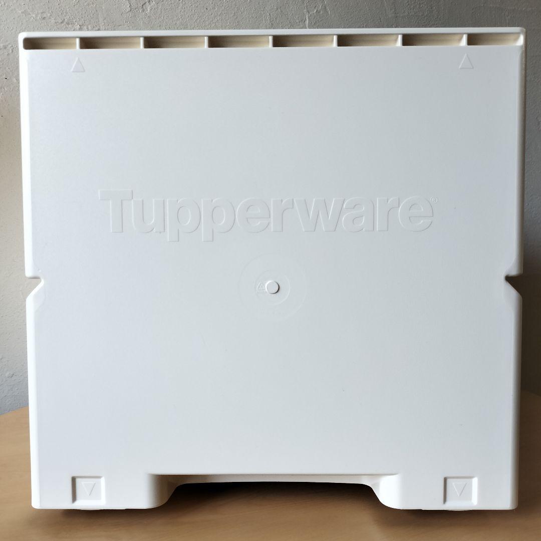 【新品未使用品✨】タッパーウェア　スーパーチェスト・ミニ　２段引出し　ホワイト