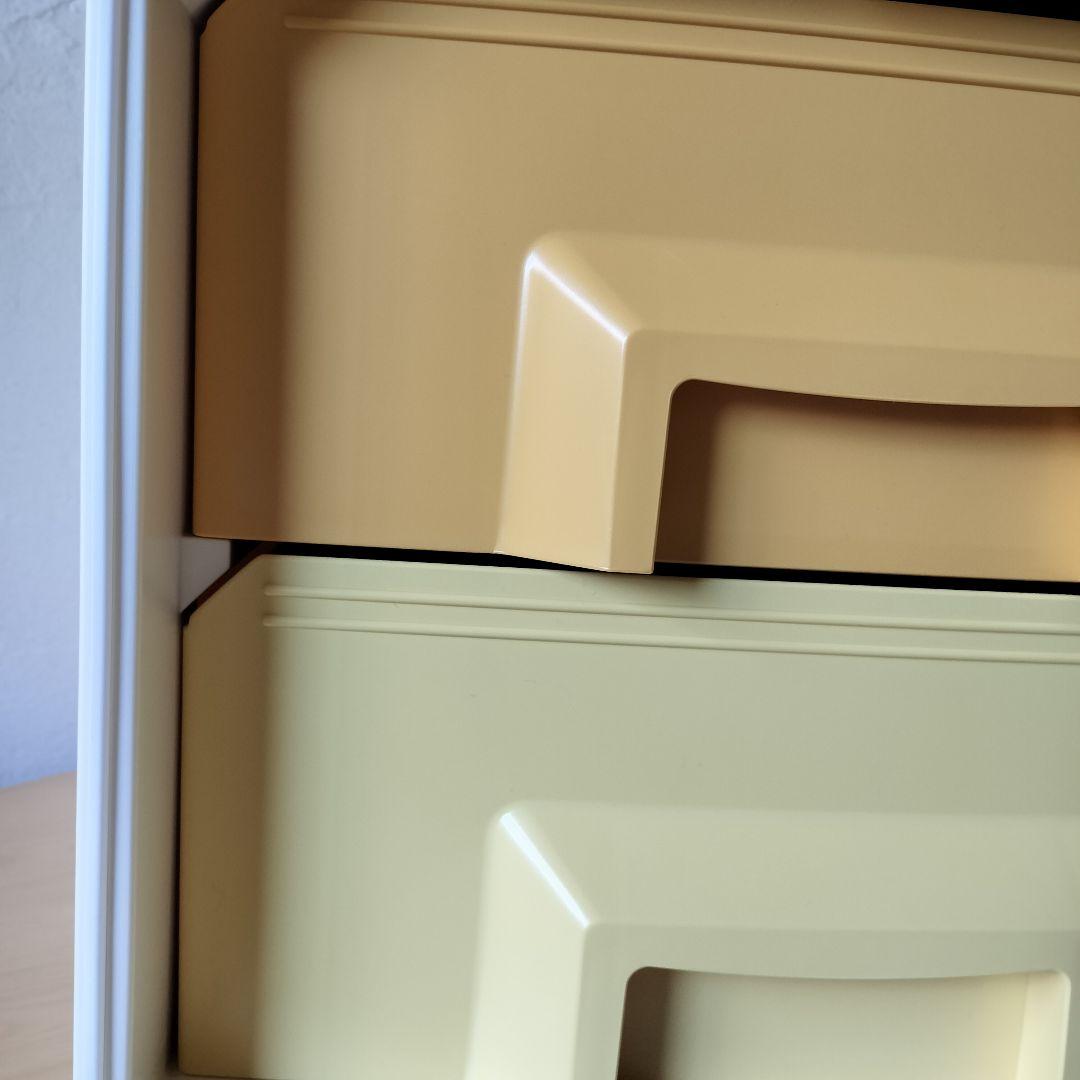 【新品未使用品✨】タッパーウェア　スーパーチェスト・ミニ　２段引出し　ホワイト