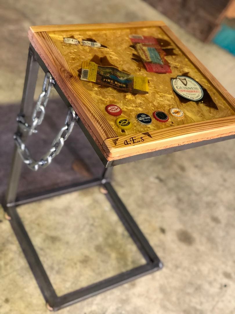 【SALE】クラッシュアート　サイドテーブル