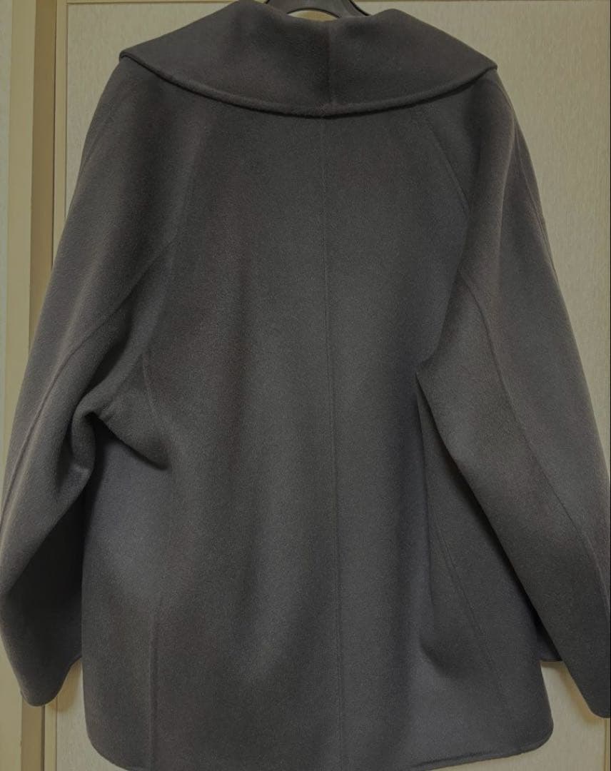 未使用タグ付きSuper160 ショールカラーハーフコート36