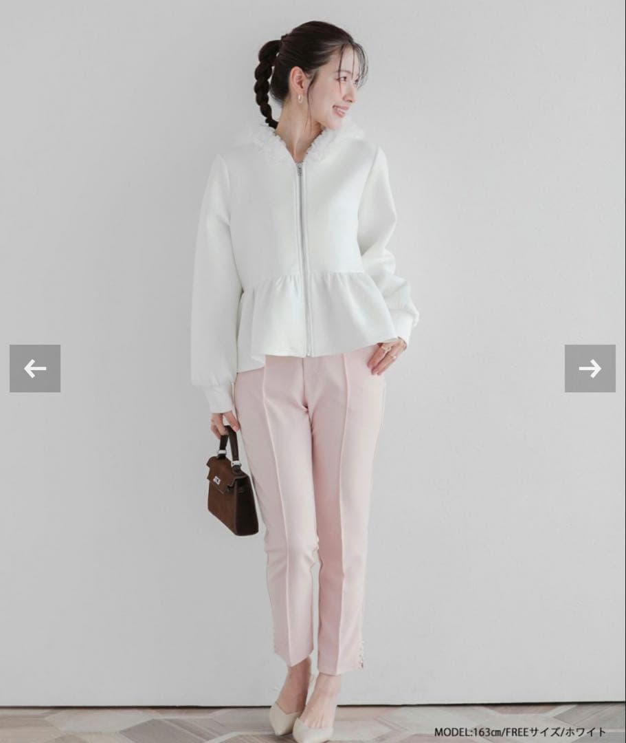 fitmoreダンボールチュールフードジップアップパーカー