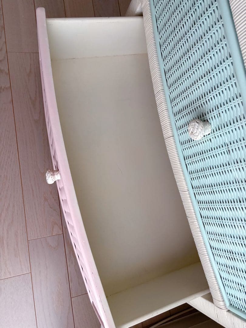 年末までのお値下げ！ヴィンテージ ウィッカー ラタン チェスト