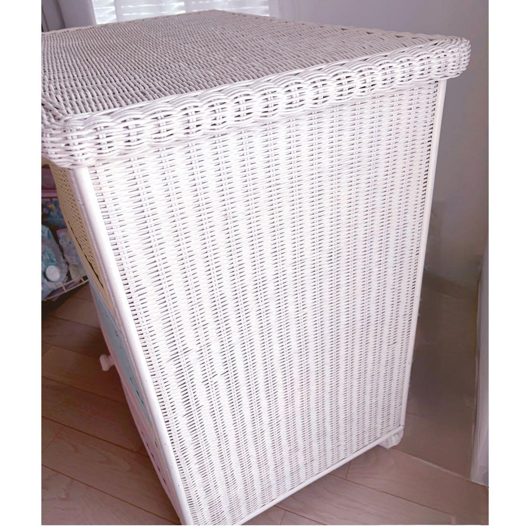 年末までのお値下げ！ヴィンテージ ウィッカー ラタン チェスト