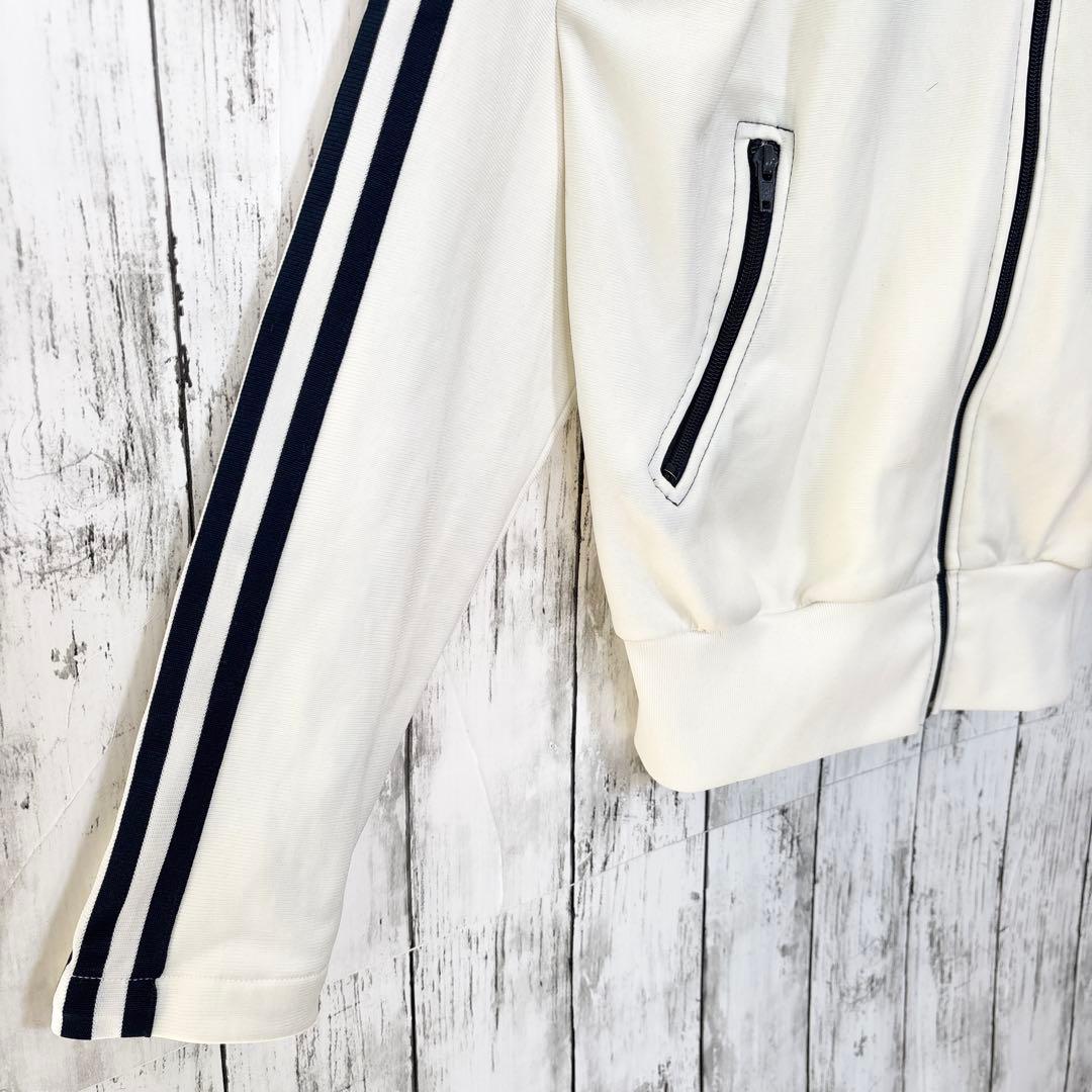 70's復刻　adidas アディダス　トラックジャケット　ホワイト　万国旗