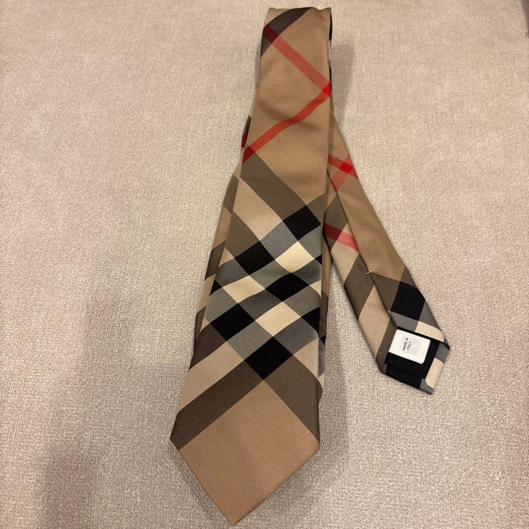 Burberry バーバリー　ネクタイ　チェックシルクタイ