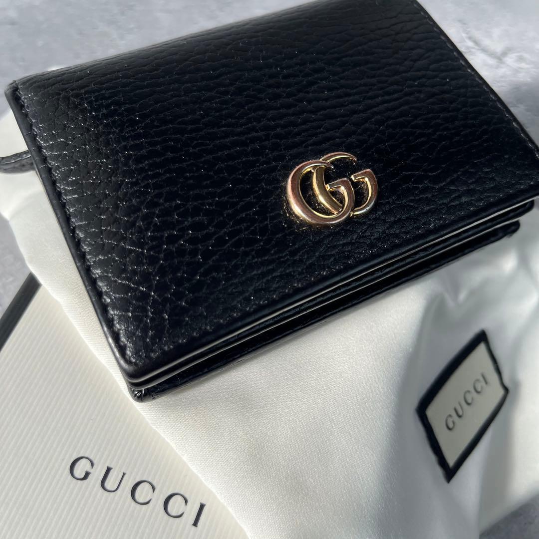 GUCCIグッチプチマーモントコンパクト財布