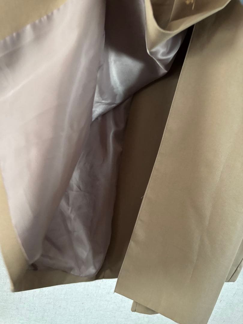 新品未使用★半額Mal.rerereさんベージュ スプリングトレンチコート