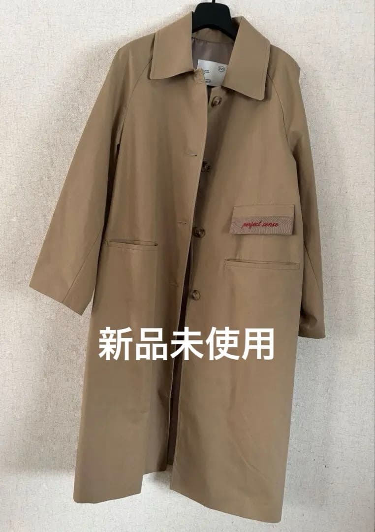 新品未使用★半額Mal.rerereさんベージュ スプリングトレンチコート