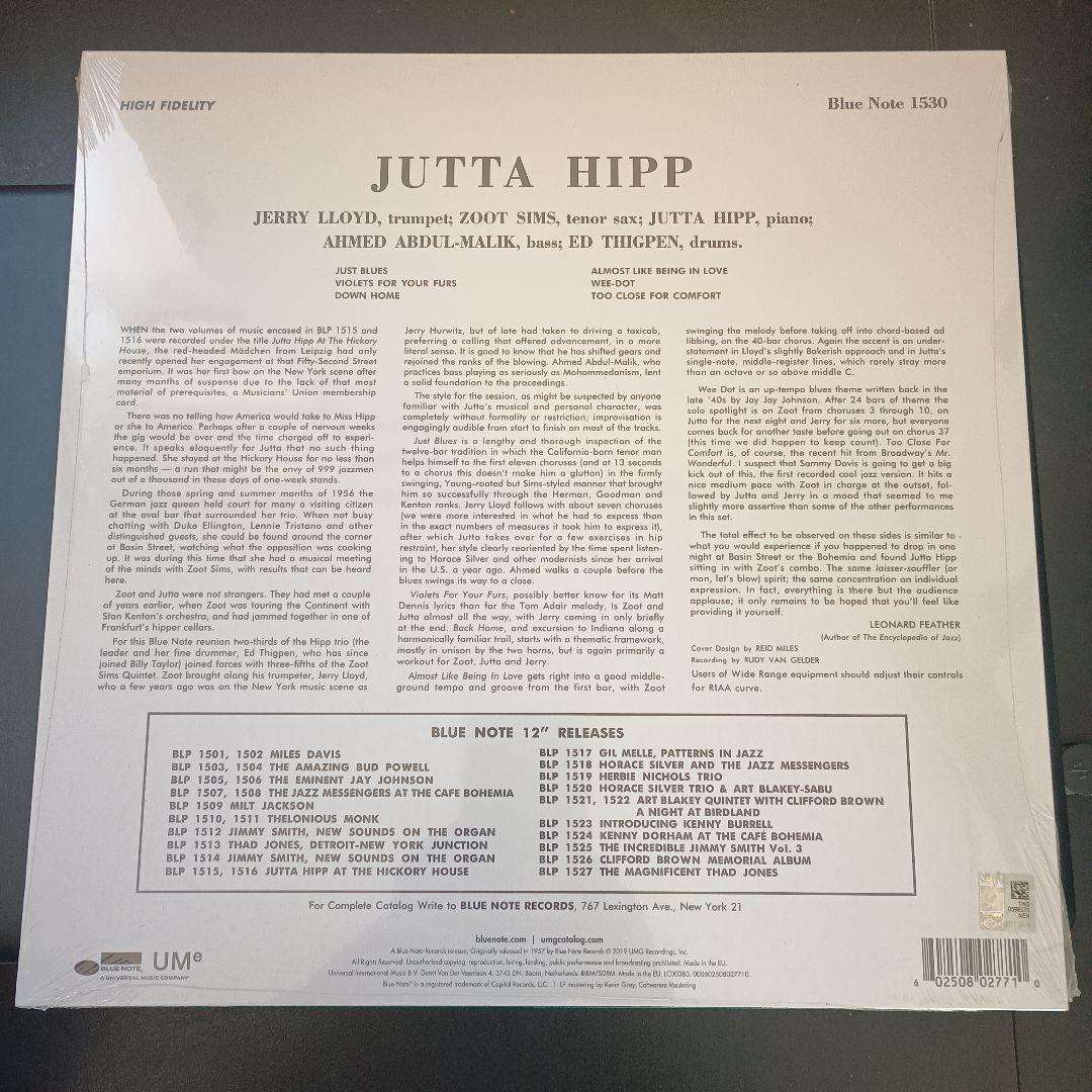 洋楽 Jutta Hipp with Zoot Sims / Blue Note