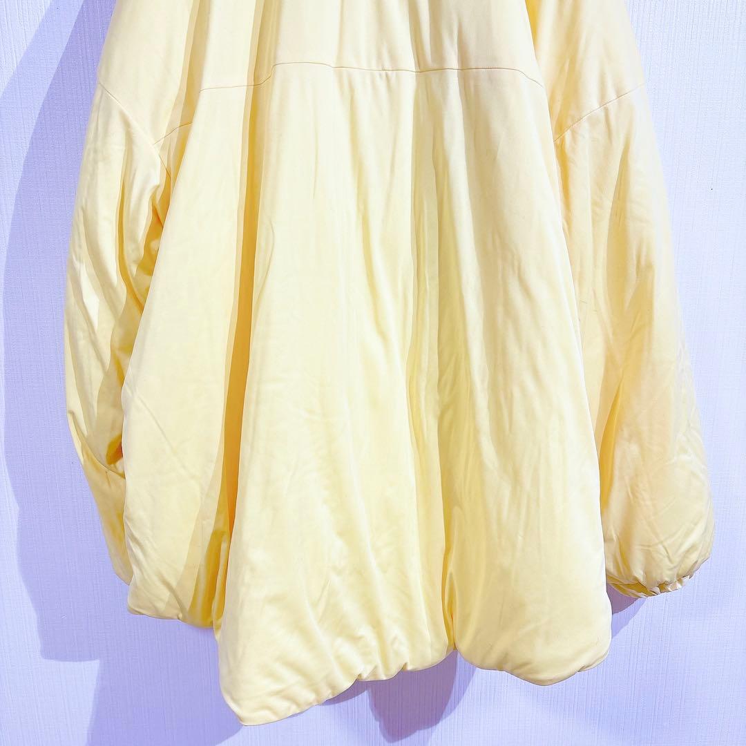 即完売品◇ナゴンスタンス　24SS フレアコート ライトダウン　中綿　ノーカラー