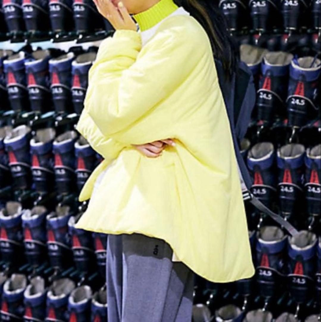 即完売品◇ナゴンスタンス　24SS フレアコート ライトダウン　中綿　ノーカラー