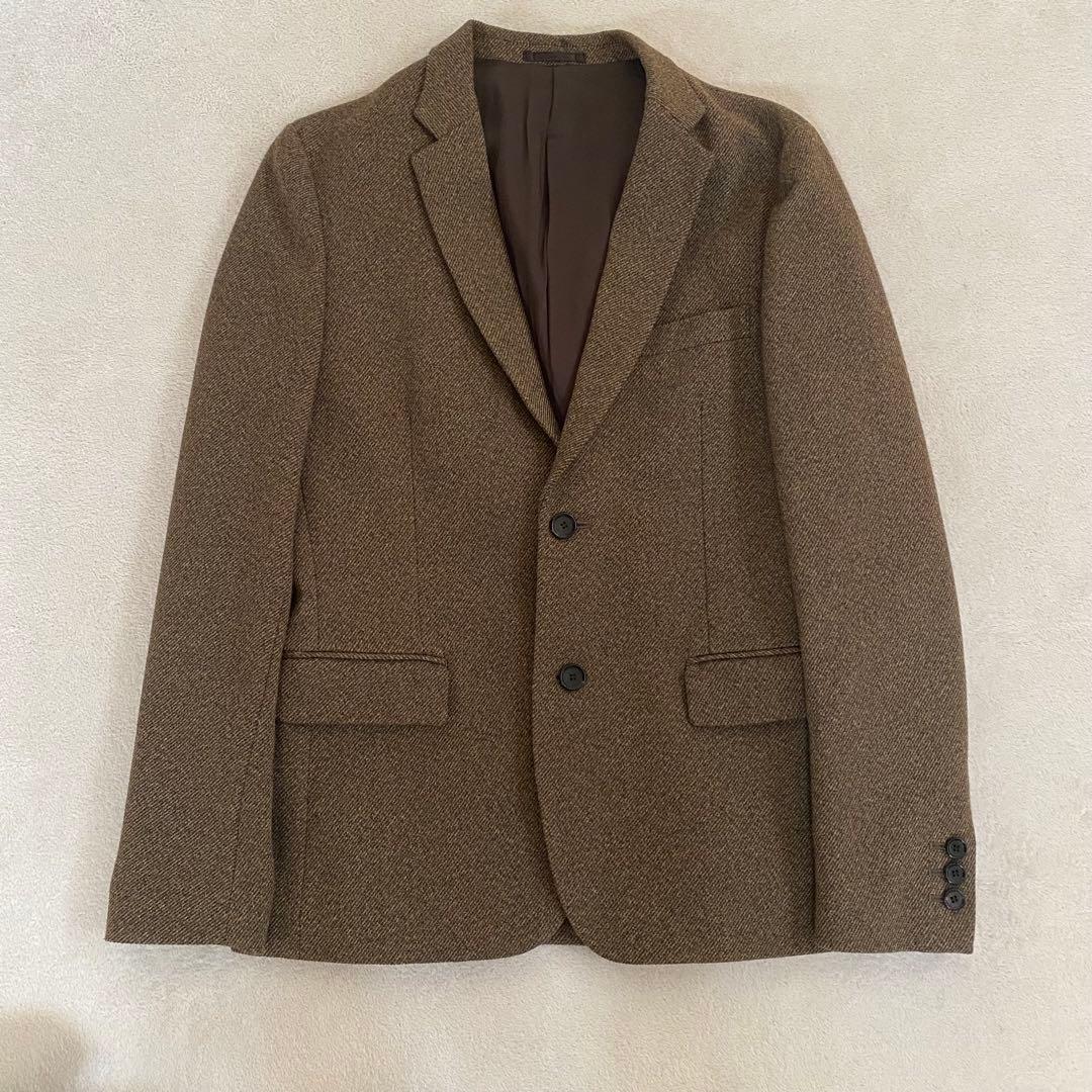 ジャーナルスタンダード　メンズスーツ上下セットアップブラウン系ジャケット