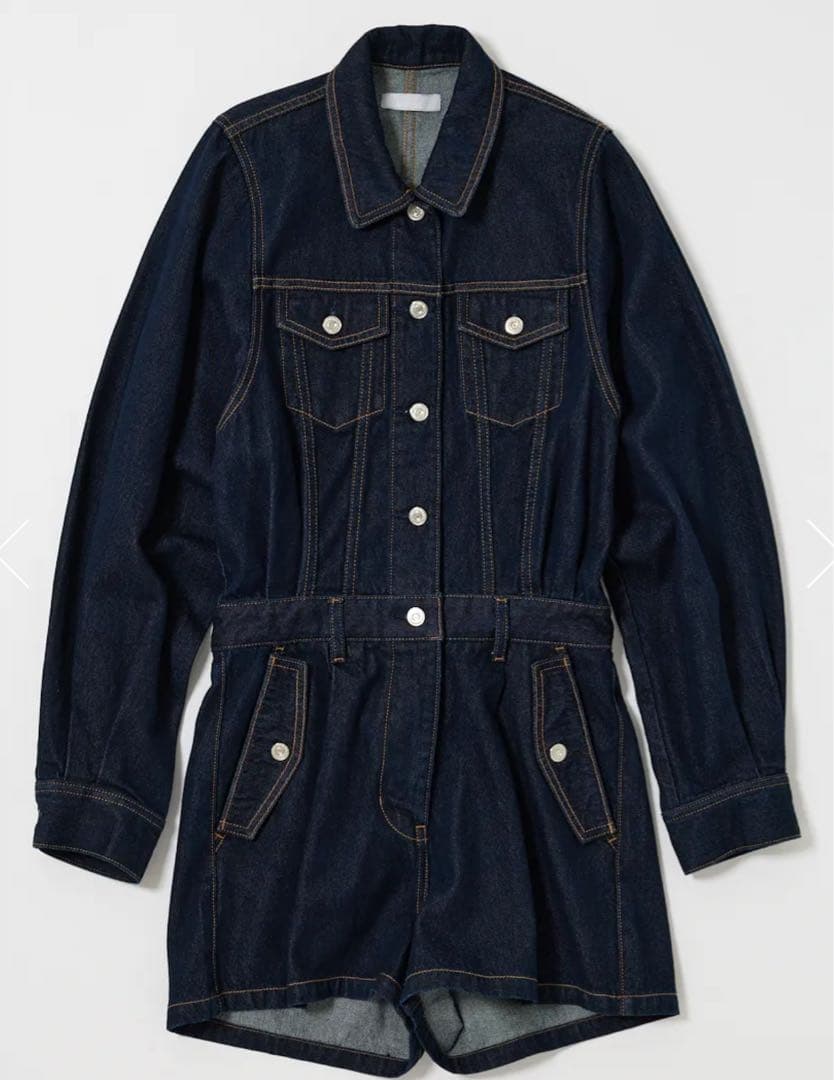 moussy マウジー　デニムショート　ジャンプスーツ