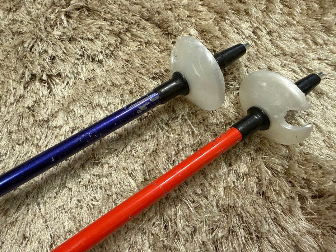 オガサカチーム限定　スキーストック　伸縮　95-120センチ　サイズ調整式