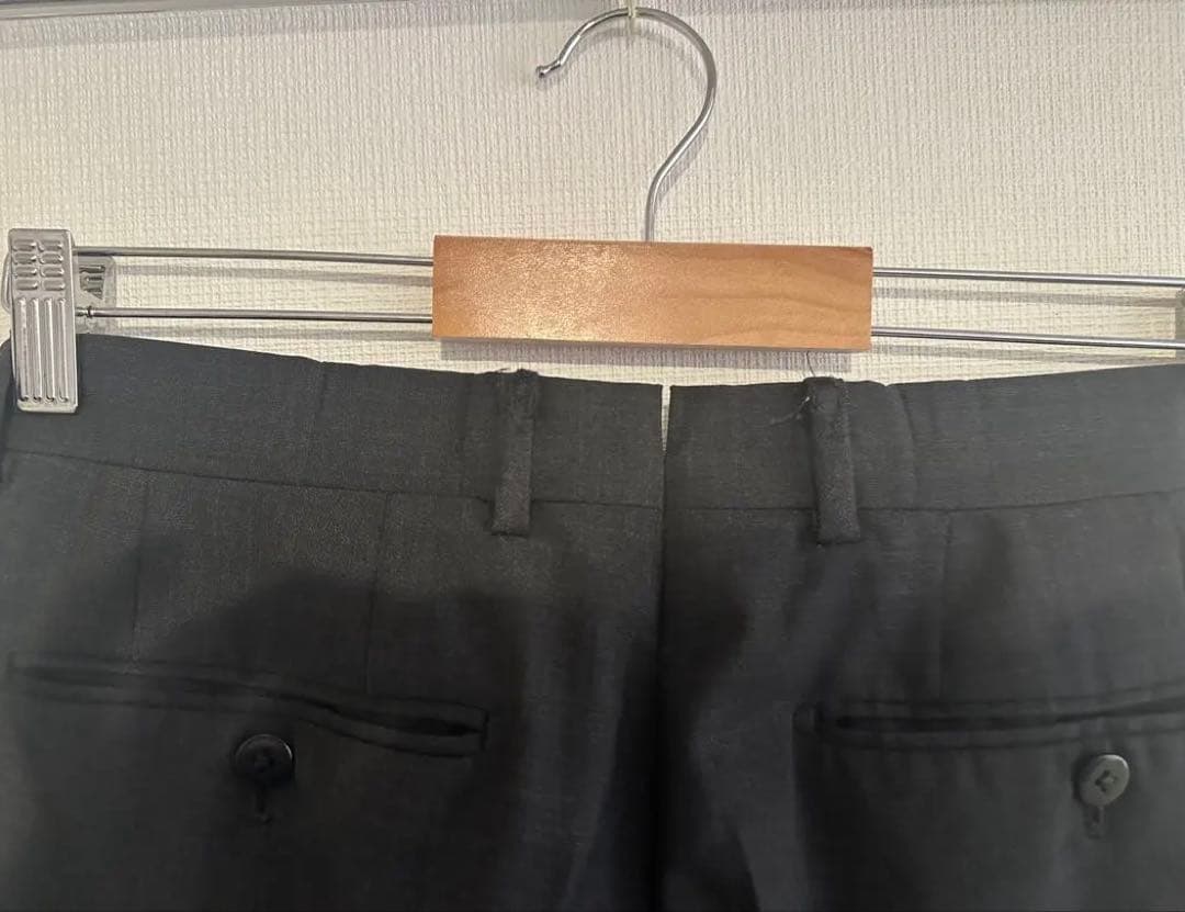 BEAMS F スーツ チャコールグレー 44/8R 春夏仕様