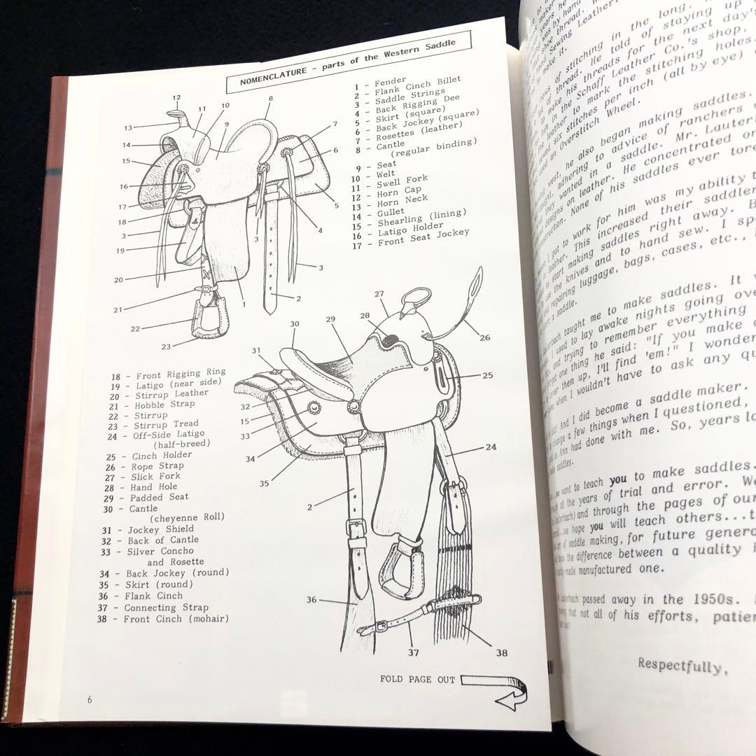 馬具 鞍 サドルメイキング 技法書「Saddle Making Vol 1」