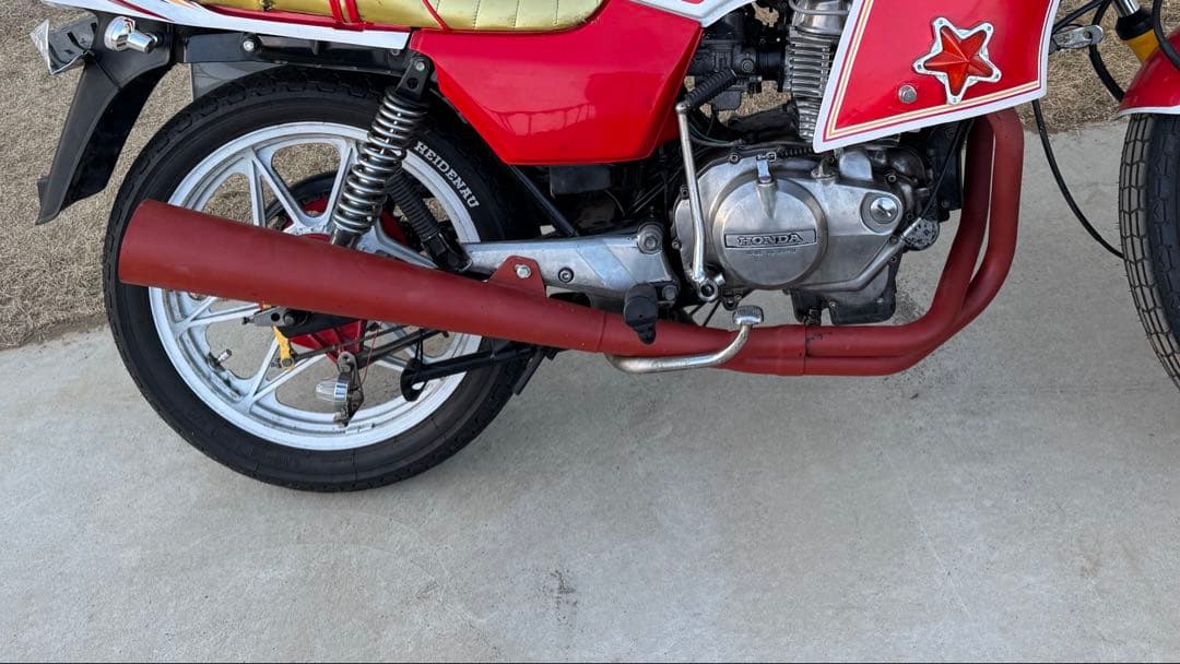 ホーク　【廃盤】DJクロスメガホン　105φ　フランジ、サイレンサー付き