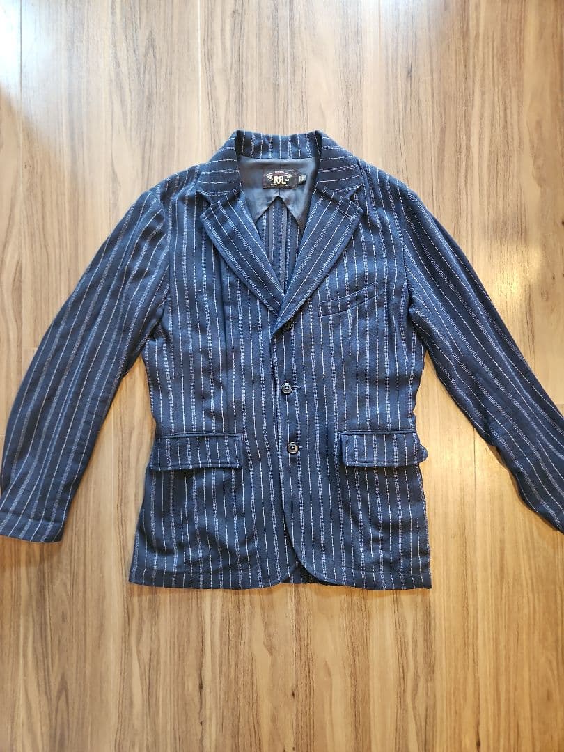 【RRL】indigo stripe tailored jacket