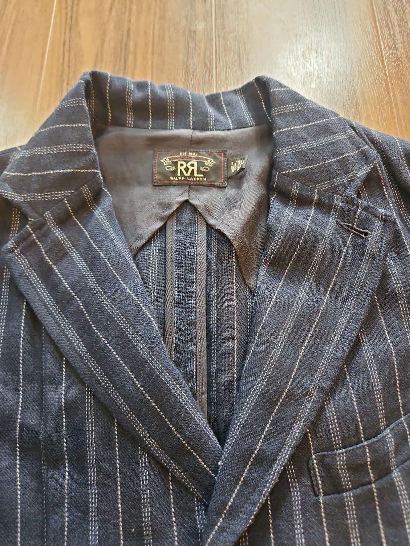 【RRL】indigo stripe tailored jacket