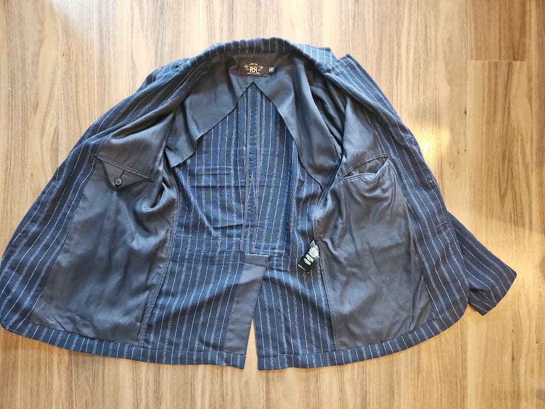 【RRL】indigo stripe tailored jacket