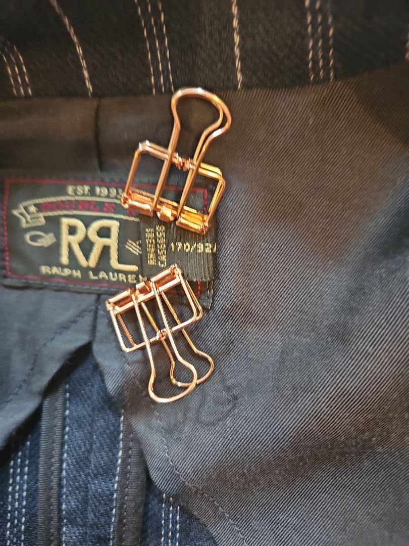 【RRL】indigo stripe tailored jacket