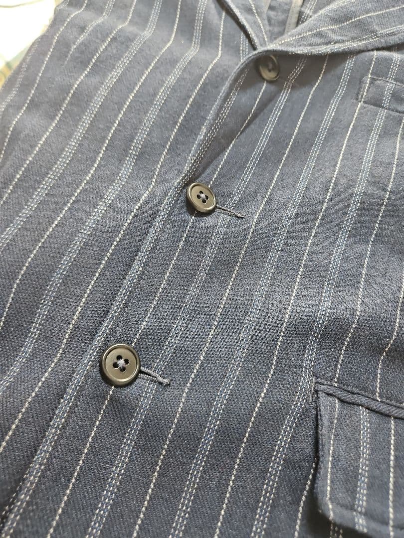 【RRL】indigo stripe tailored jacket