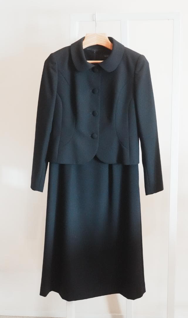 東京ソワール 濃紺 お受験 スーツ 7号