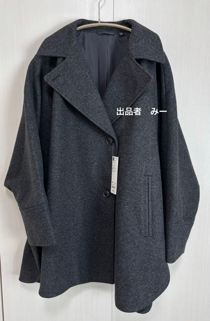新品　タグ付き　コージーメルトンケープコート　gu GU 完売品