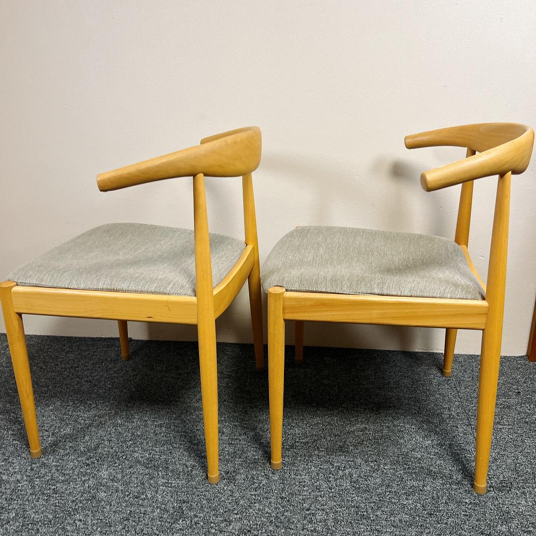 ニトリ ダイニングチェア NコレクションC-01 アームチェア 2脚セット