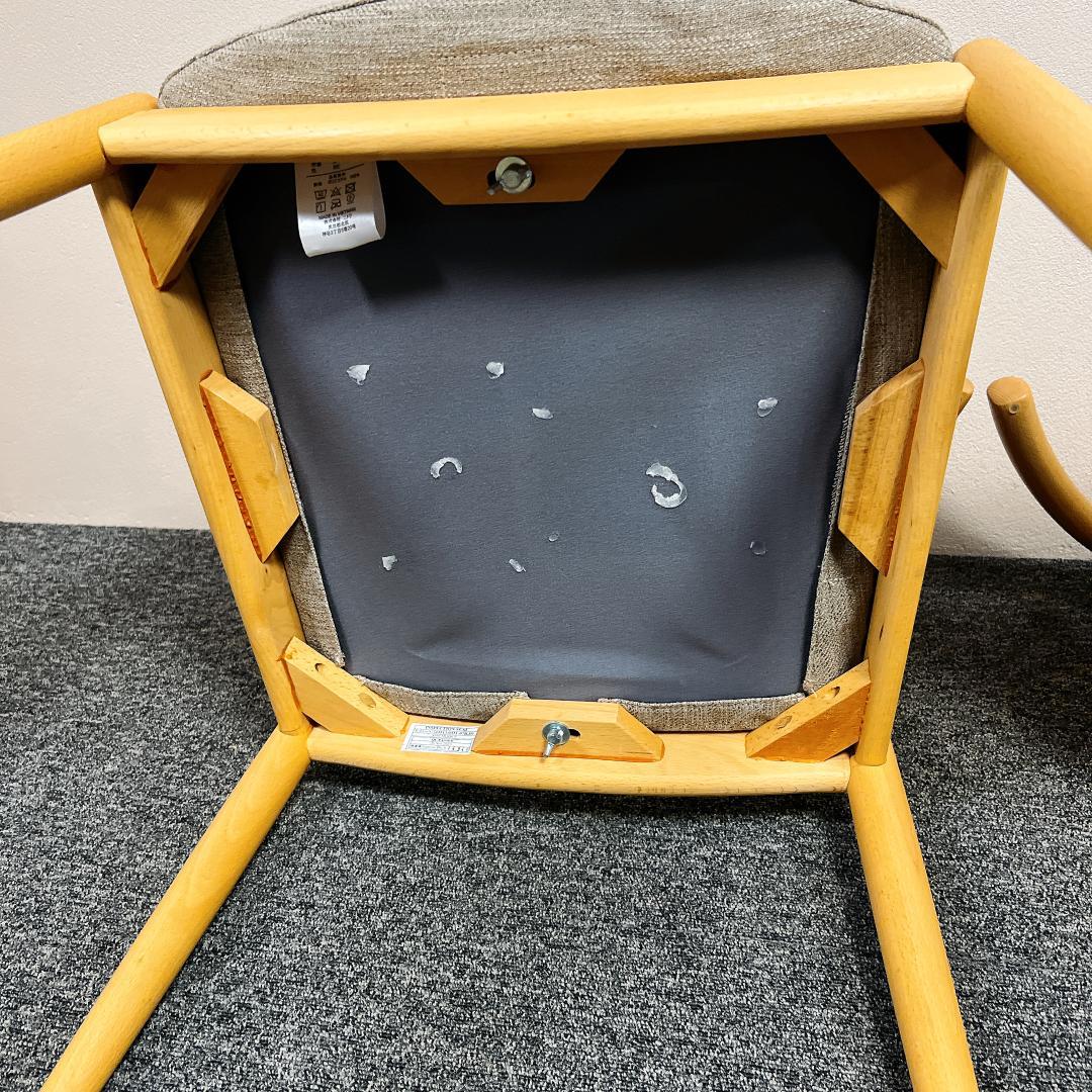 ニトリ ダイニングチェア NコレクションC-01 アームチェア 2脚セット