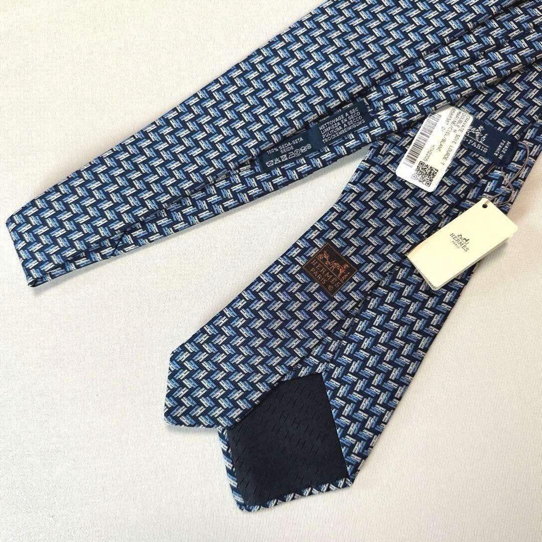 エルメス ネクタイ《ドゥブルH 》新品 未使用