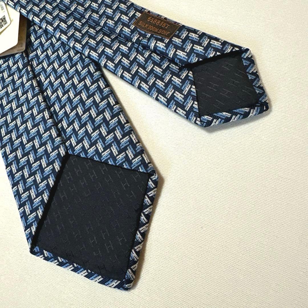 エルメス ネクタイ《ドゥブルH 》新品 未使用