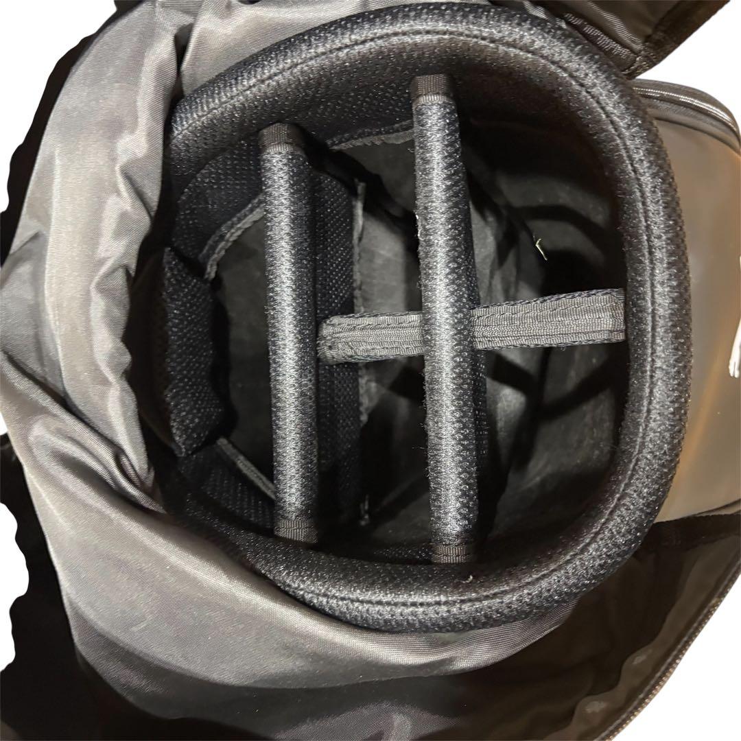 【3回使用】PUMA プーマ キャディバッグ　ゴルフバック　黒 ブラック