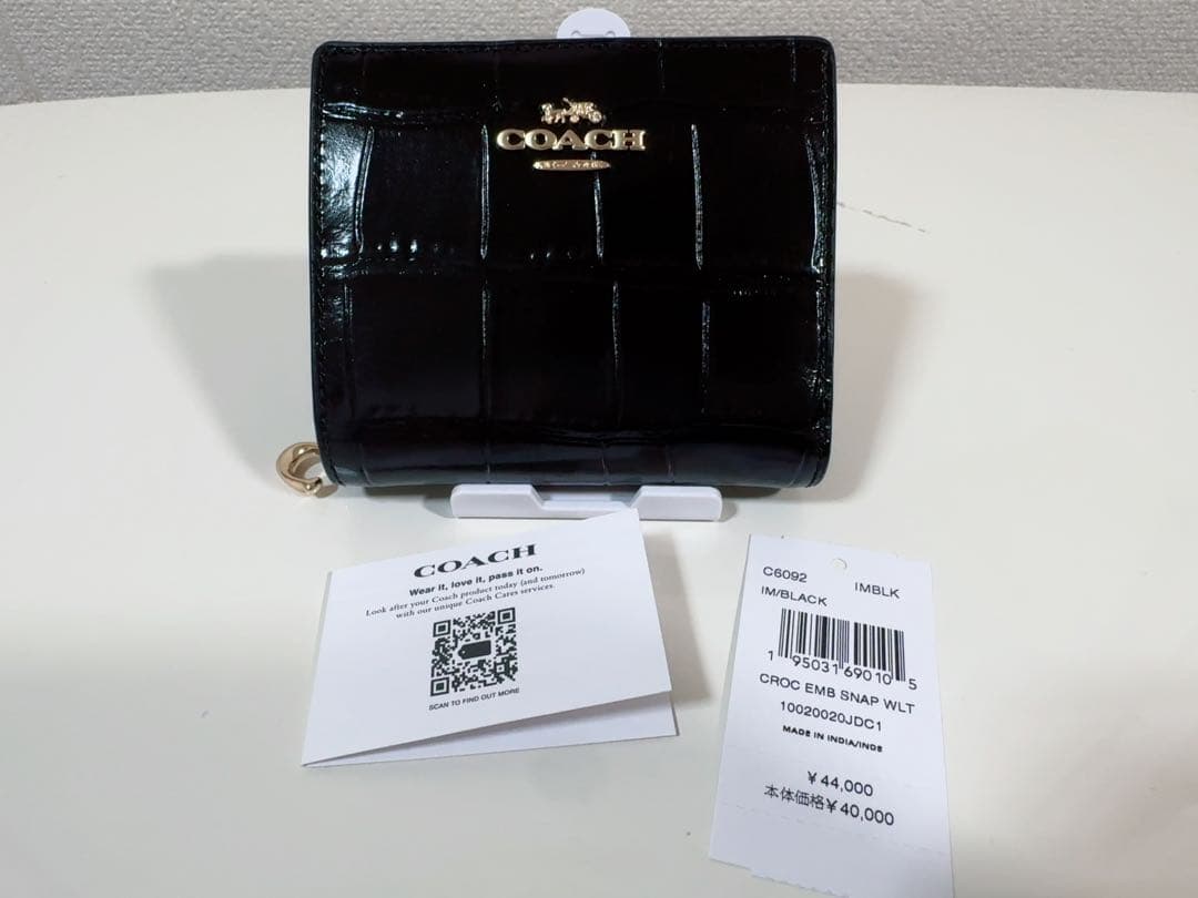 【新品】コーチ 2つ折り財布