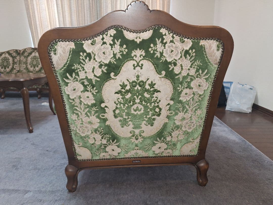 カリモク家具　domani　LouisXVシリーズ　1人掛けソファ