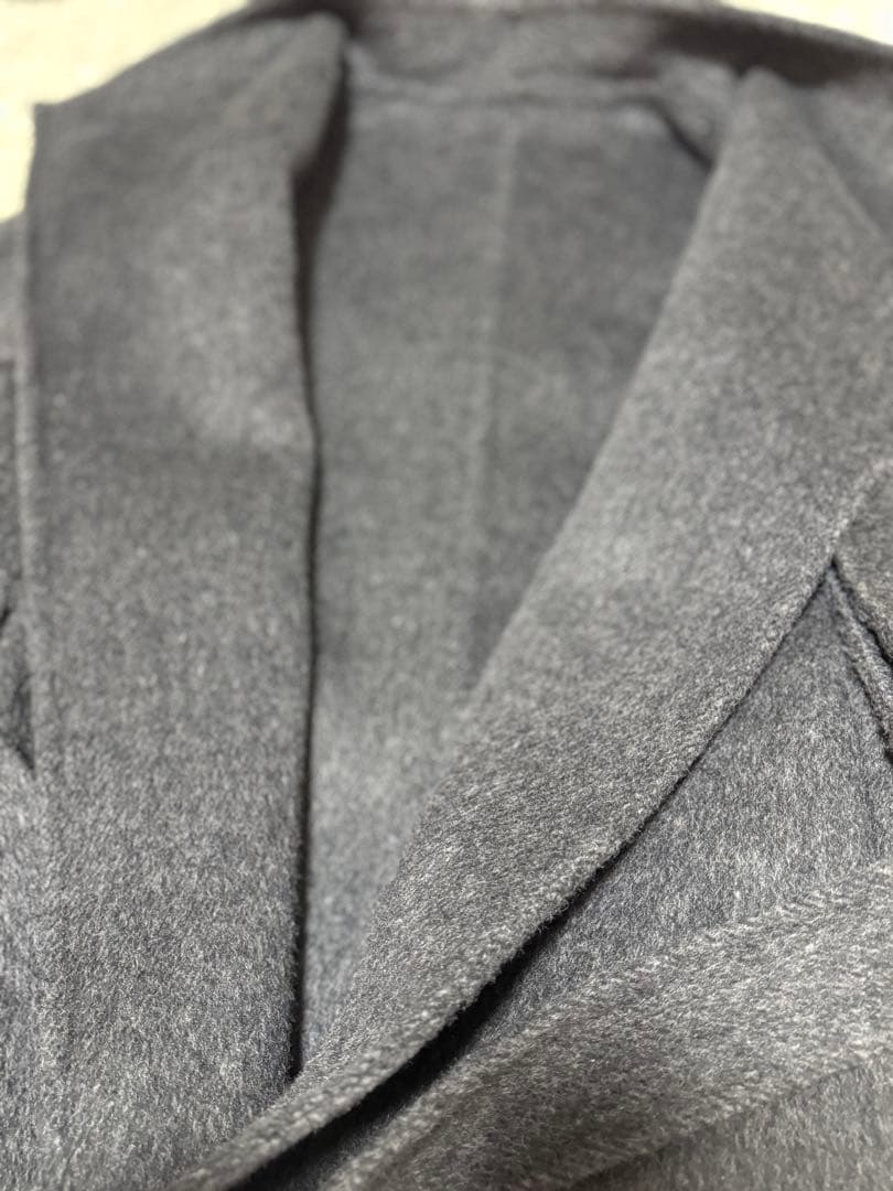 【今期商品】OHOTORO Ecru Half Coat チャコール