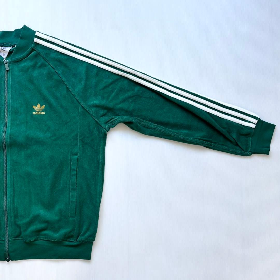 新品 adidas テリー トラックトップ ジャージ トラックジャケット　XL緑