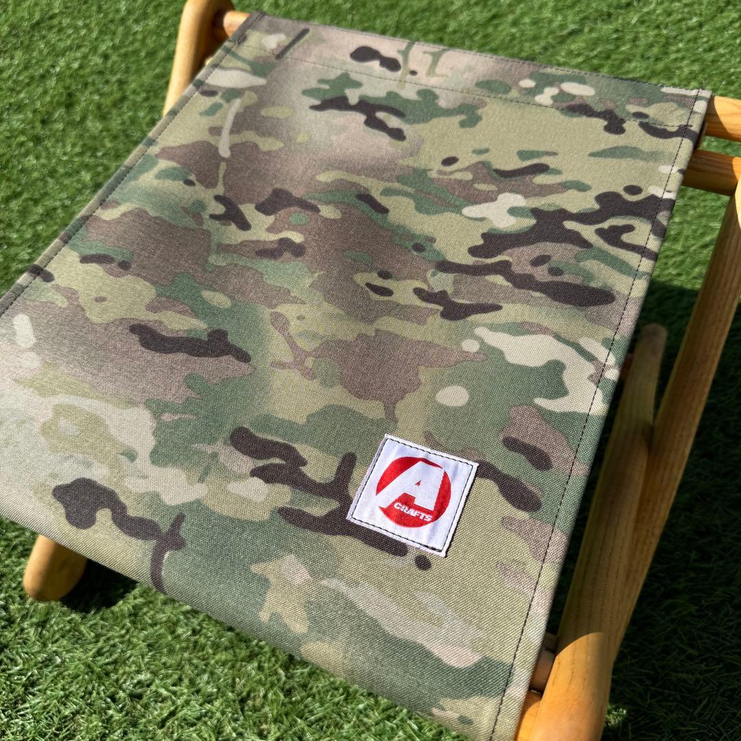 希少　風街道具店 EIスツール アシモクラフツ コラボ マルチカモ