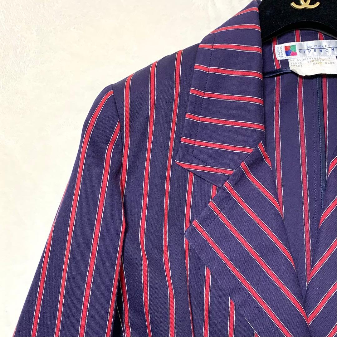 美品 GIVENCHY ヴィンテージ フランス製 金ボタン ブレザー ジャケット