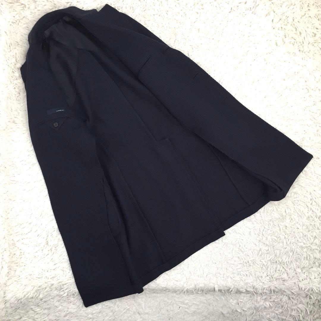 【イタリア製】LARDINI ラルディーニ ウール100 ロングチェスターコート