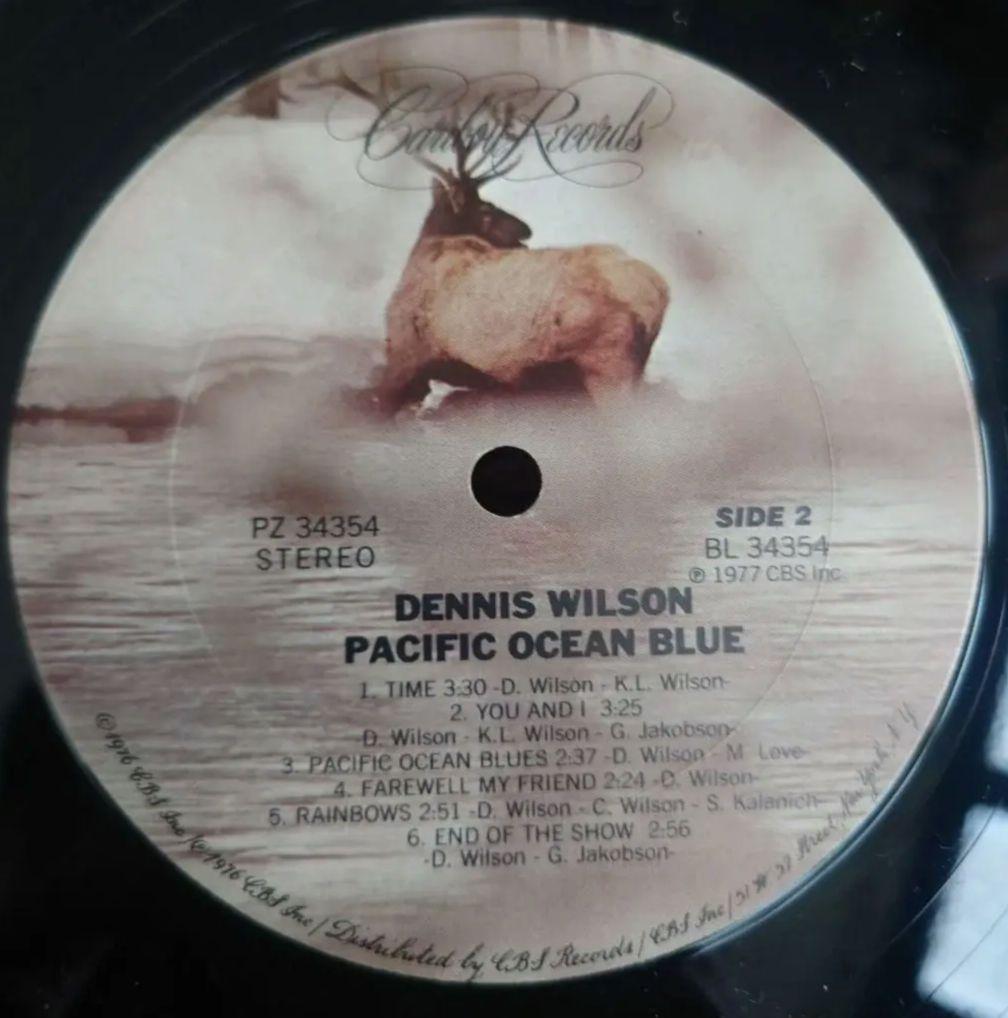 US初回プロモ盤DENNIS WILSON PACIFIC OCEAN BLUE