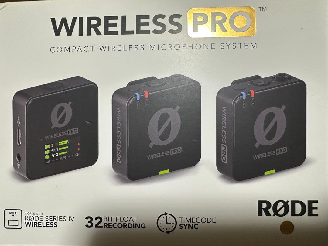 YY　RODE WIRELESS PRO ワイヤレスマイク未使用に近い