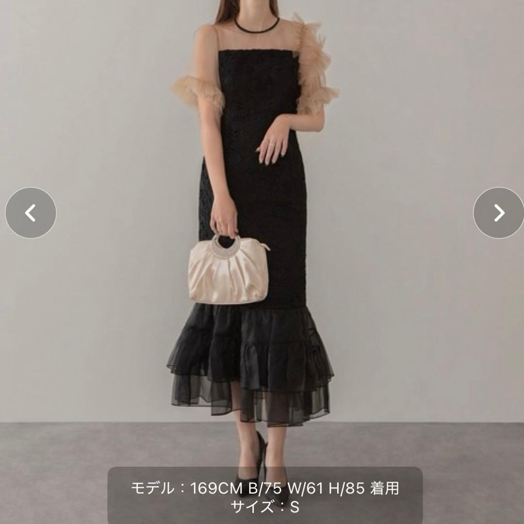 Leja ドレス　結婚式　フリル　レース