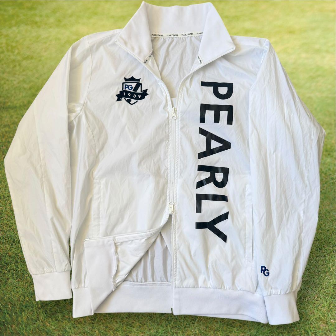 美品　パーリーゲイツ　ジャケット　ブルゾン　白　M〜L相当　スニード　4 ゴルフ