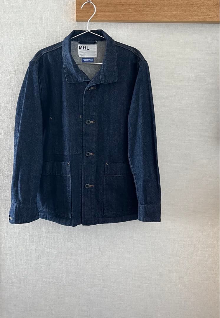 値下げ！MHL.× CANTON OVERALLSコラボデニムカバーオール　38