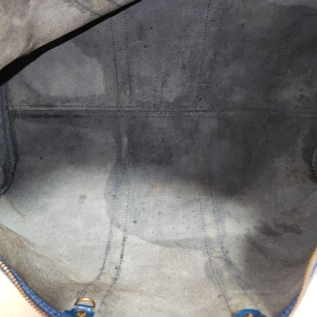 ルイヴィトン エピ キーポル50 トレドブルー ボストンバッグ 旅行かばん